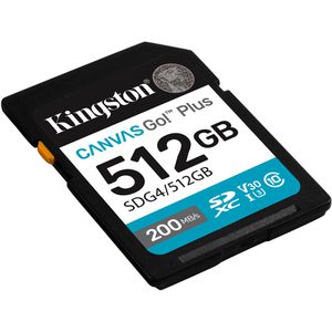 Produktbild für SD-Karte Kingston Canvas Go! Plus SDG4/256GB, 256GB