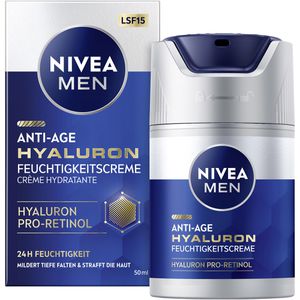 Produktbild für Feuchtigkeitscreme Nivea Men Anti-Age, mit LSF 15