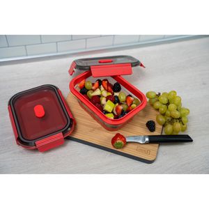 Produktbild für Frischhaltedose Lurch Up &amp; Down, aus Silikon / Kunststoff