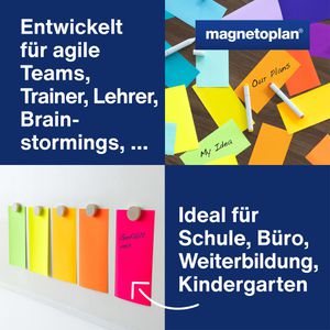 Produktbild für Moderationskarten Magnetoplan 112501560, Neon