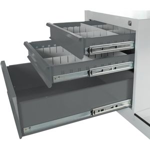Produktbild für Werkbank ADB 44745, anthrazit, mit Rollen