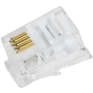 Produktbild für Modularstecker LogiLink MP0017, RJ10