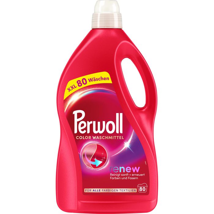 Perwoll Waschmittel Renew Color, XXL, flüssig, 4 Liter, Waschladungen 80 – Böttcher AG