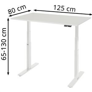 Produktbild für Schreibtisch Rau adlatus 100, lichtgrau / lichtgrau