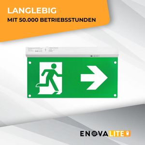 Produktbild für Notbeleuchtung Enovalite 200102-8, Fluchtwegleuchte, LED, Akku
