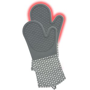 Produktbild für Ofenhandschuh Wenko Topfhandschuhe, 210272100, grau