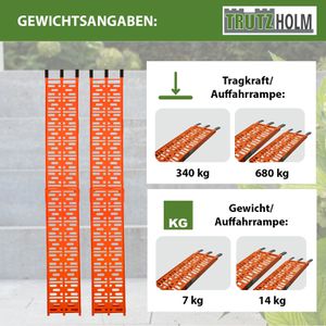Produktbild für Auffahrrampe Trutzholm 23886901, orange, 2 Stück