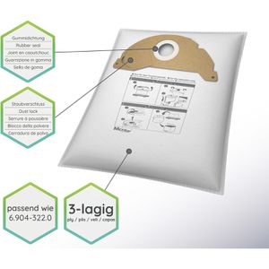 Produktbild für Staubsaugerbeutel McFilter KA 38