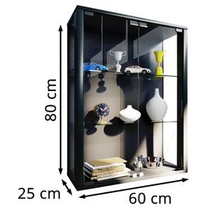Produktbild für Glasvitrine VCM Udina, hängend