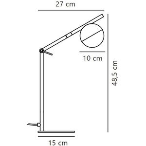 Produktbild für Schreibtischlampe Nordlux Contina, mit G9-Fassung