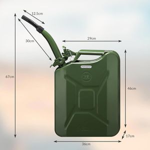 Produktbild für Benzinkanister Monzana 103575, 3er-Set