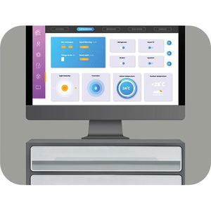 Produktbild für Schubladenbox cep 1090116361, MoovUp, A4 quer