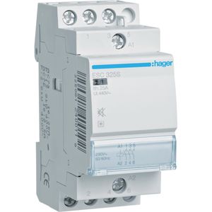 Installationsschütz Hager ESC325S, 2 TE, brummfrei