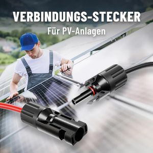 Produktbild für Solarstecker Absina 910004 MC4 Stecker &amp; Buchse