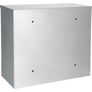 Produktbild für Briefkasten Alco 8601, silber, aus Stahl