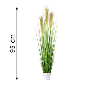 Produktbild für Kunstpflanze Creativ-green Grasbusch