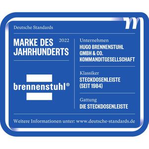 Produktbild für Tischsteckdose Brennenstuhl Alu-Office, mit 1,8 m Schuko Kabel