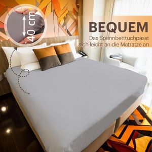 Produktbild für Spannbettlaken NatureMark Jersey, 200 x 220 cm