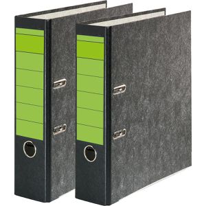 Produktbild für Rückenschilder Grüner-Balken Premium für Handbeschriftung grün