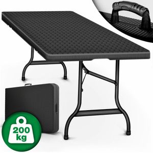 Klapptisch tillvex TVGTR02, aus Kunststoff