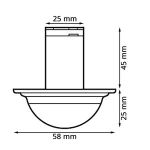 Produktbild für Präsenzmelder Esylux PD-C 360i/12 mini PIR