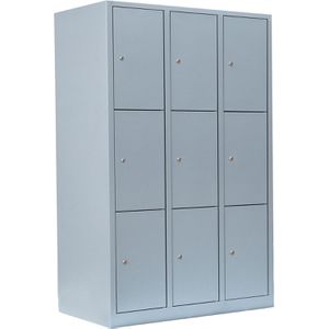 Schließfachschrank ClassiX X-523330, lichtgrau