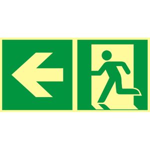 Hinweisschild Abtec ISO 7010 E001+E005 Kunststoff