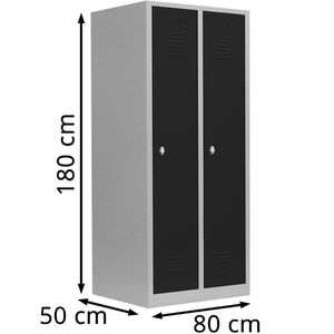 Produktbild für Spind Lüllmann 515128, anthrazit