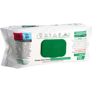 Produktbild für Reinigungstücher Sleepy Easy Clean XL Weiße Seife, feucht