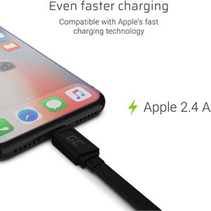 Produktbild für Ladekabel Green-Cell GC Matte, schwarz, 0,25m