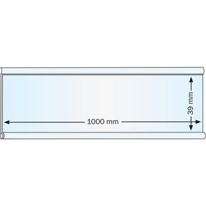 Produktbild für Scannerschiene Böttcher-AG DBR 39, 1000 x 39 mm
