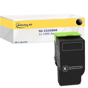 Produktbild für Toner Böttcher-AG für Lexmark C2320K0 Prebate