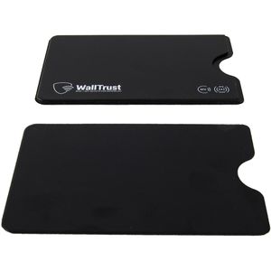 Produktbild für Kreditkartenhülle WallTrust 907390, schwarz