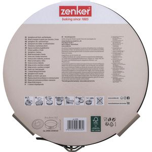 Produktbild für Backform Zenker Black Metallic 6508, Flach- &amp; Rohrboden, Stahl