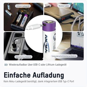 Produktbild für Akku Ansmann 21700, 1308-0001, 4800 mAh