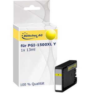 Produktbild für Tinte Böttcher-AG für Canon PGI-1500XL Y