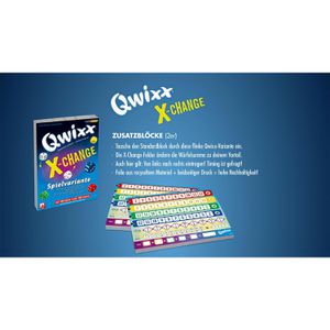Produktbild für Spielblock NSV 130015572, Qwixx X-Change, 2 Stück