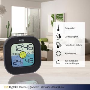 Produktbild für Thermo-Hygrometer TFA 30.5050.01, digital