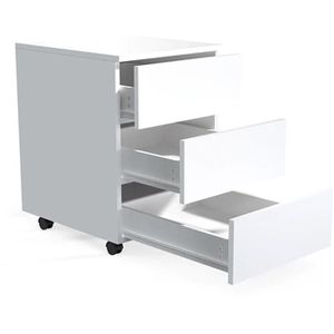 Produktbild für Rollcontainer VCM Dalosa 45 918325, aus Holz, weiß