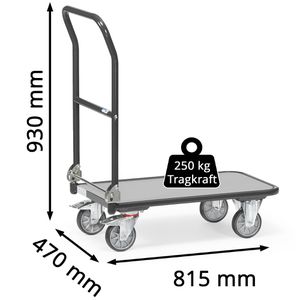 Produktbild für Transportwagen Fetra 1132-7016, Grey Edition