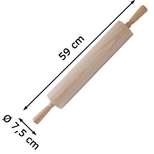 Produktbild für Nudelholz Hendi 515020, Holz