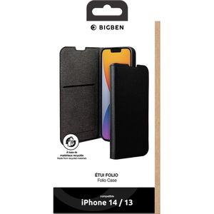 Produktbild für Handyhülle Bigben Folio Case, schwarz