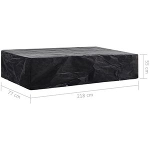 Produktbild für Gartenmöbel-Abdeckung vidaXL 45124, schwarz