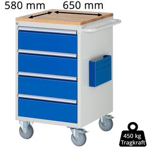 Produktbild für Werkstattwagen Rau Serie 7000, Tragkraft 450 kg