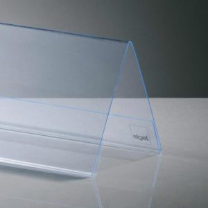 Produktbild für Tischnamensschilder Sigel TA130, glasklar, ca. A4