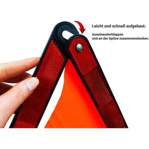 Produktbild für Warndreieck HP-Autozubehör Mini, nach StVZO