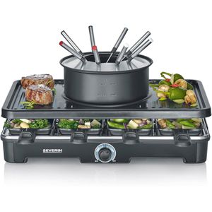 Raclette-Grill Severin RG2347, für 8 Personen