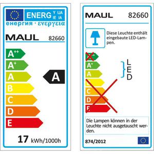 Produktbild für Lupenleuchte Maul Maulcrystal LED, 178 x 132 mm Glaslinse, LED