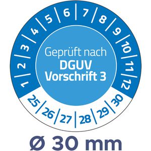 Prüfplaketten Zweckform 6978 Geprüft nach DGUV Vo3