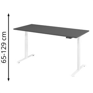 Produktbild für Schreibtisch Böttcher-AG Base Lite, graphit / weiß